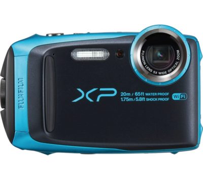 FUJIFILM XP120 Tough Compact Camera - Black & Sky Blue FUJIFILM XP120 Tough Compact Camera - Black & Sky Blue